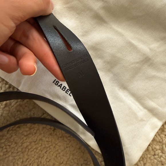 Isabel Marant, Lecce Leather Wrap Belt, Width, 1.25" - Picture 9 of 9